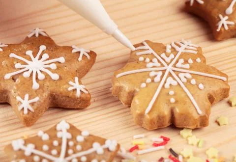 Christmas gingerbread Stock Photos