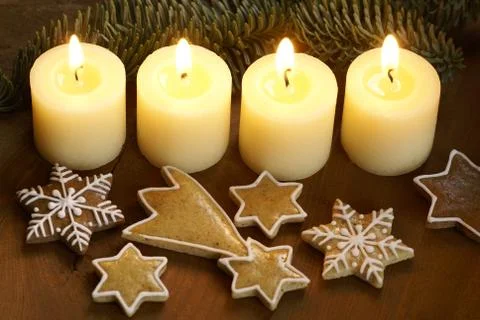 Christmas gingerbread Stock Photos