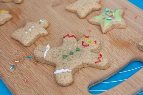 Christmas gingerbread Stock Photos