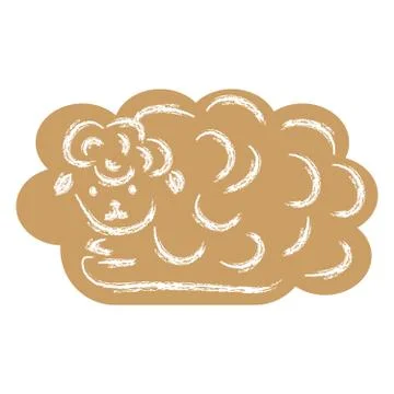Christmas gingerbread on white background Illustrazione stock
