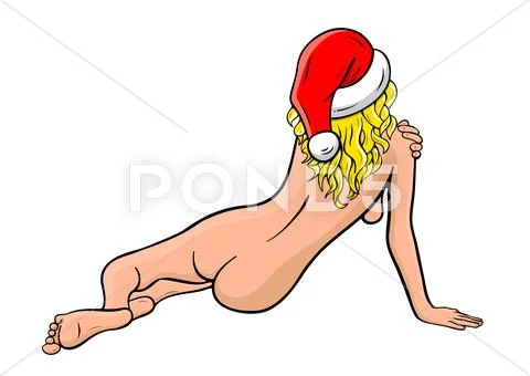 Christmas girl Stock Illustration