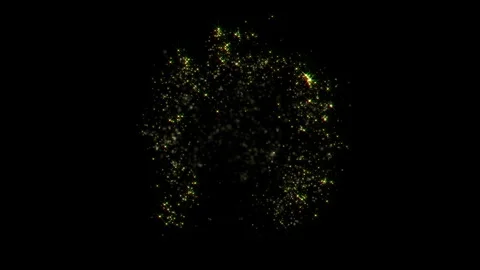 Christmas Glitter Particles Explosion Stock Footage 321337421