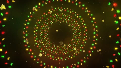 Christmas Glittering Lights Background Stock Footage 179784015