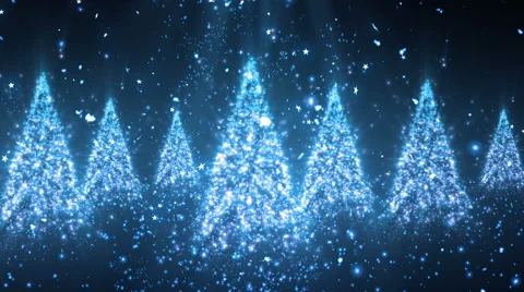 Christmas Glitters Blue  Loopable Background Stock Footage 68161707