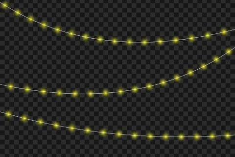 Christmas glowing lights. イラスト素材