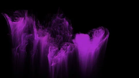 Christmas Glowing Particles Flow Decoration Stock Footage 322745734