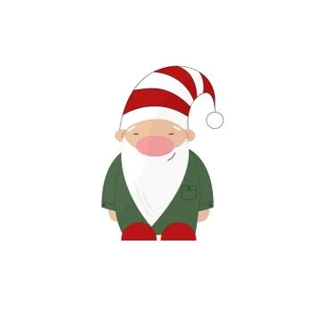 Christmas gnome Stock Illustration