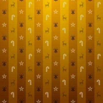 Christmas gold background Stock Illustration