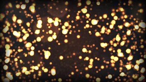 Christmas gold lights loop background 스톡 동영상 69943202