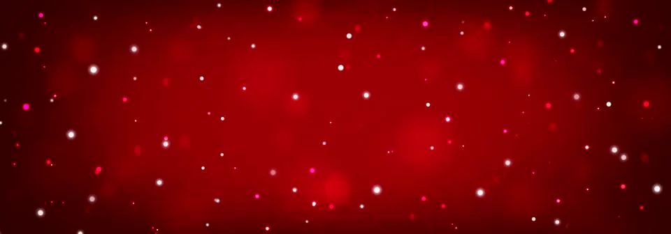 Christmas gradient abstract red background with bokeh circles, new year holid Stock Illustration