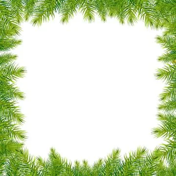 Christmas green framework Stock Illustration