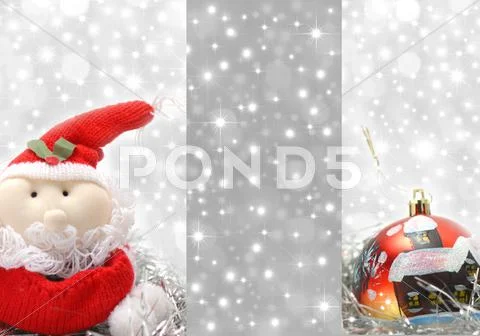 Christmas greeting card Stock Illustration