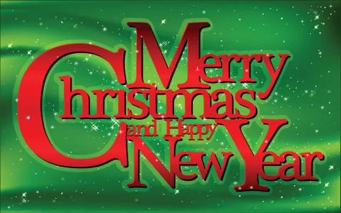 Christmas greeting card Stock Illustration