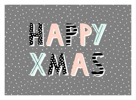 Christmas Greeting Card Stock Illustration