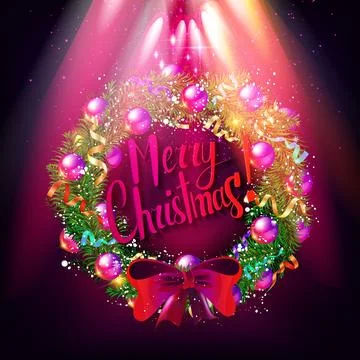 Christmas Greeting Card. Stock Illustration