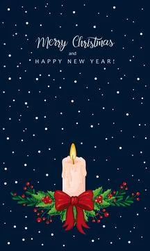 Christmas greeting card Stock Illustration