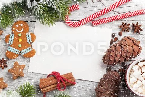 Christmas greeting card Stock-Fotos