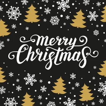 Christmas greeting card template. Stock Illustration