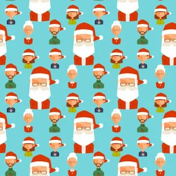 Christmas greeting card vector background banner holidays winter xmas hand draw イラスト素材