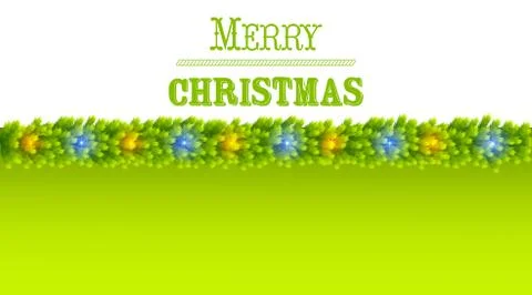 Christmas greeting card vector Stock Illustration