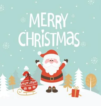 Christmas Greeting Card, vector. Иллюстрация