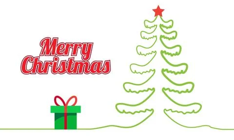 Christmas greeting card vector Stock Illustration