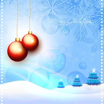 Christmas greeting Stock Illustration