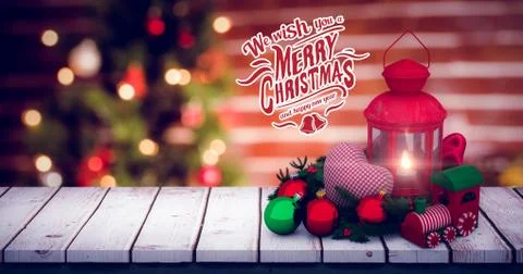 Christmas greeting Illustrazione stock