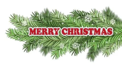 Christmas greeting Stock Illustration