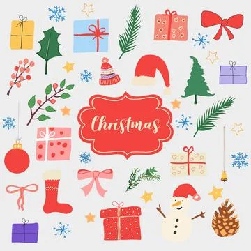 Christmas greeting Stock Illustration