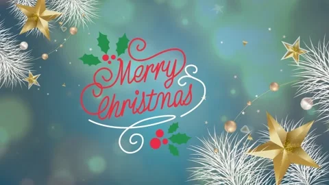 Christmas Greetings Stock Footage 224610235