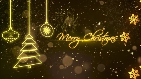 Christmas Greetings  Stock Footage 249450586