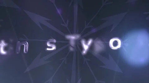 Christmas Greetings Typography for After Effects Stock After Effects