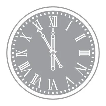 Christmas grey clock chimes of the Kremlin's Spassky tower against on a isolated Иллюстрация