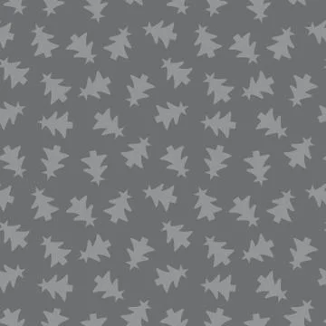 Christmas Grey Holiday seamless pattern background Illustrazione stock