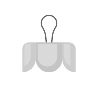 Christmas Hang Rope Loop isolated. vector illustration Stock Illustration