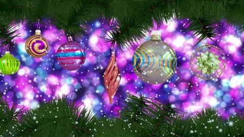 Christmas Happy New Year Loop Background Stock-Footage 248635577