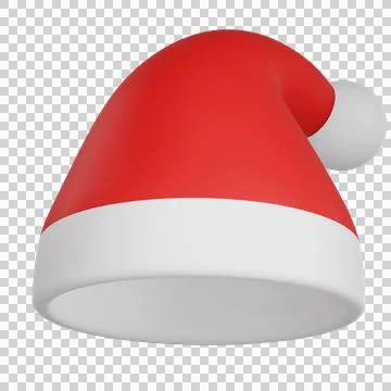 Christmas hat with high quality render Ilustração Stock