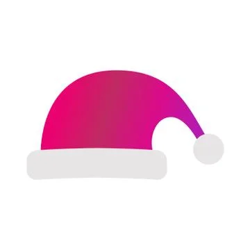 Christmas hat icon isolated on white background. Modern concept vector illust Stock Illustration