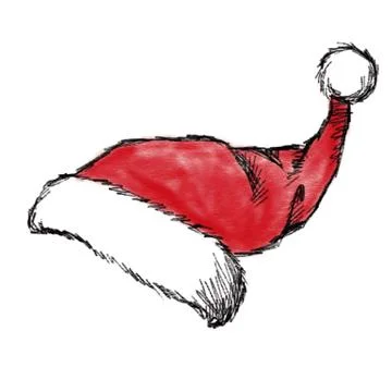 Christmas hat Stock Illustration