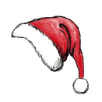 Christmas hat Stock Illustration