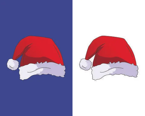 Christmas Hat Vector file | Illustrator file Illustrazione stock