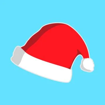 Christmas Hat Vector Illustration Stock Illustration