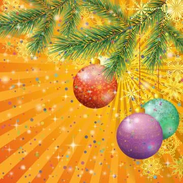 Christmas Holiday Background Stock Illustration