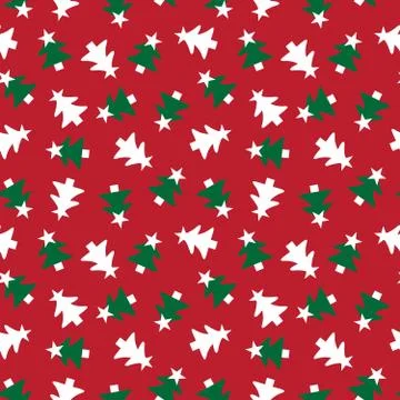 Christmas Holiday seamless pattern background Stockillustratie