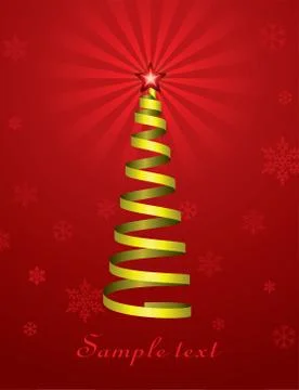 Christmas holiday tree Stock Illustration