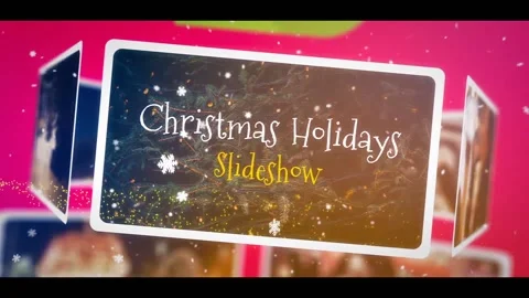 Christmas Holidays Slideshow Stock After Effects