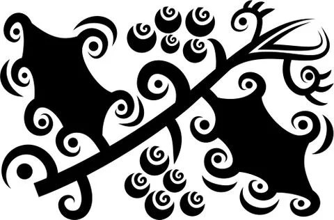 Christmas Holly Stock-Illustration