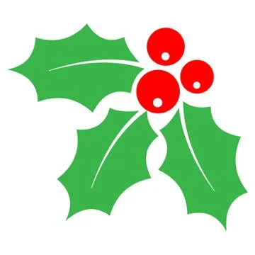 Christmas Holly Svg, Holly berry SVG, Christmas svg, Mistletoe Svg Stock Illustration