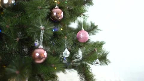 Christmas home tree Stock Footage 221155429